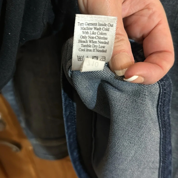 Coldwater Creek Chambray Jacket/Shirt - Picture 6 of 8